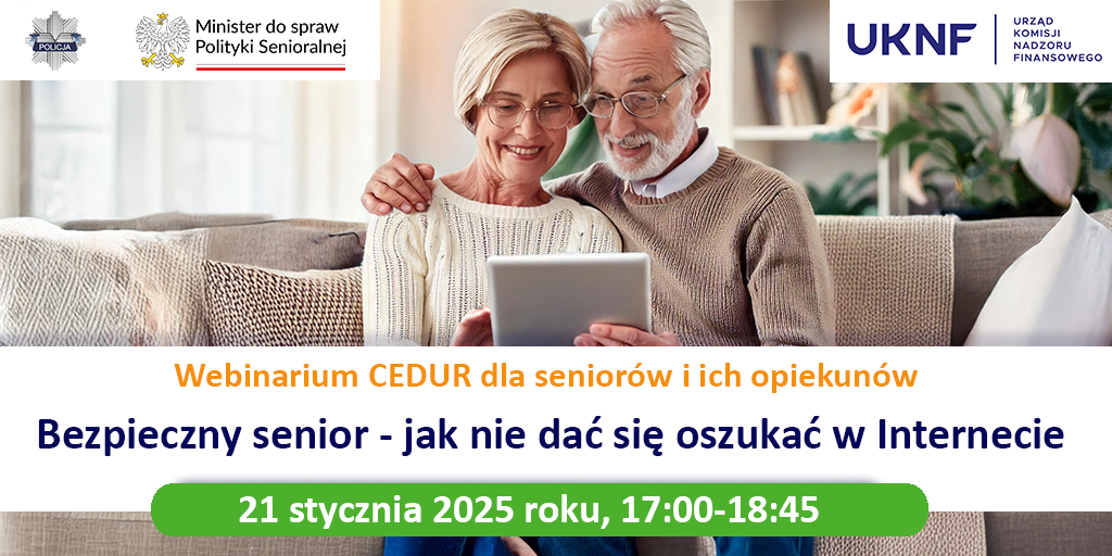 webnarium dla seniorów i ich opiekunów