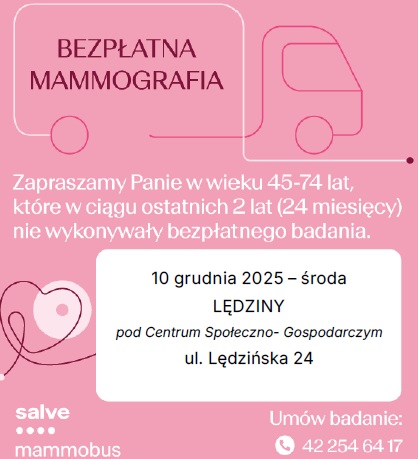 Bezpłatna mamografia