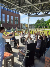 Aktywni seniorzy w DDPS w Lędzinach w Centrum Usług Społecznych